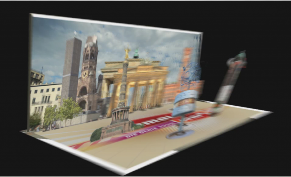 Pop-up Animation als Moderationskulisse Pop-up Animation